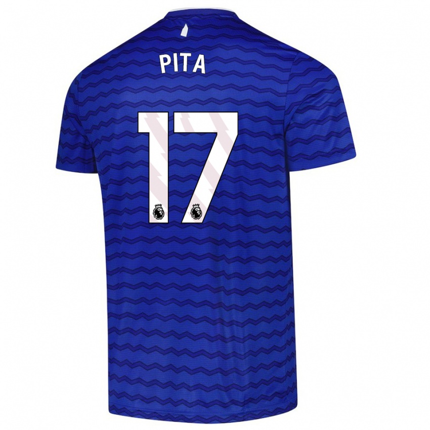 גברים Shea Pita #17 כחול נייבי ג'רזי ביתית 2025/26 חולצה קצרה