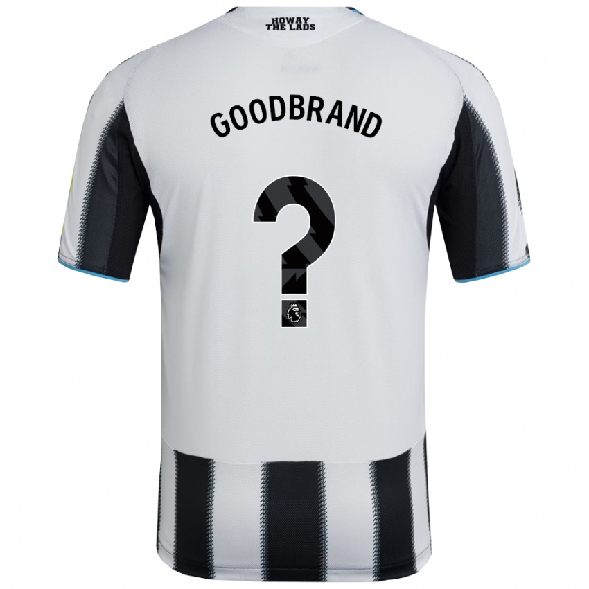 גברים Oliver Goodbrand #0 שחור לבן ג'רזי ביתית 2025/26 חולצה קצרה