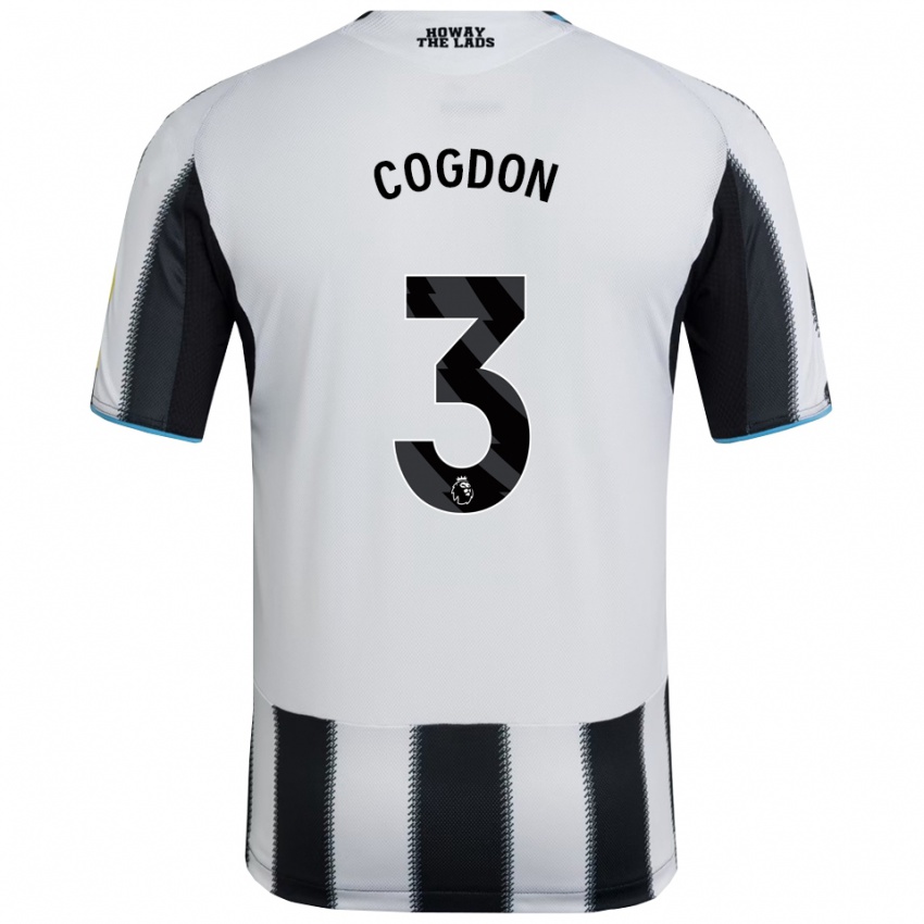 גברים ג׳וד קוגדון #3 שחור לבן ג'רזי ביתית 2025/26 חולצה קצרה