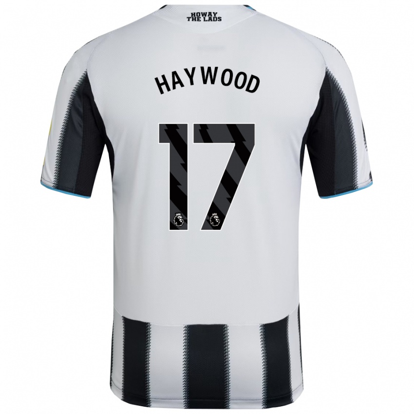 גברים Sophie Haywood #17 שחור לבן ג'רזי ביתית 2025/26 חולצה קצרה