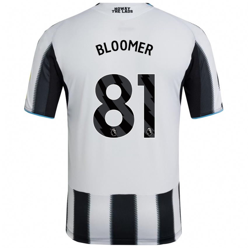 גברים גאי בלומר #81 שחור לבן ג'רזי ביתית 2025/26 חולצה קצרה