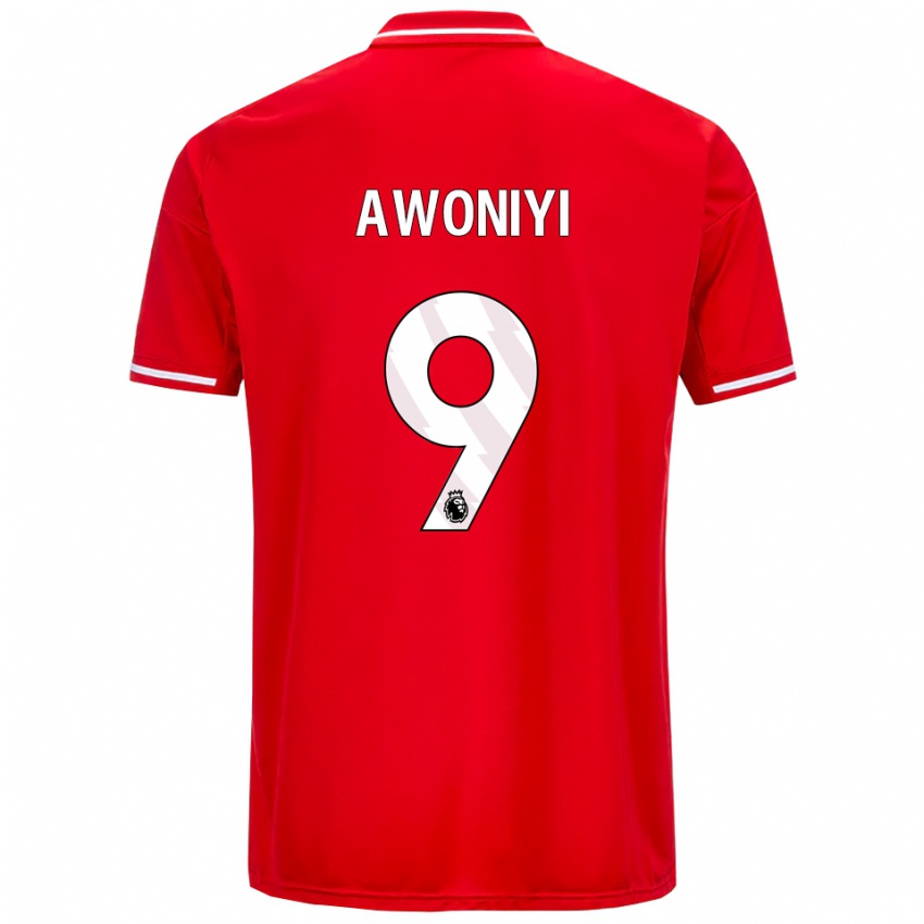 גברים טאיוו אווניי #9 אדום לבן ג'רזי ביתית 2025/26 חולצה קצרה