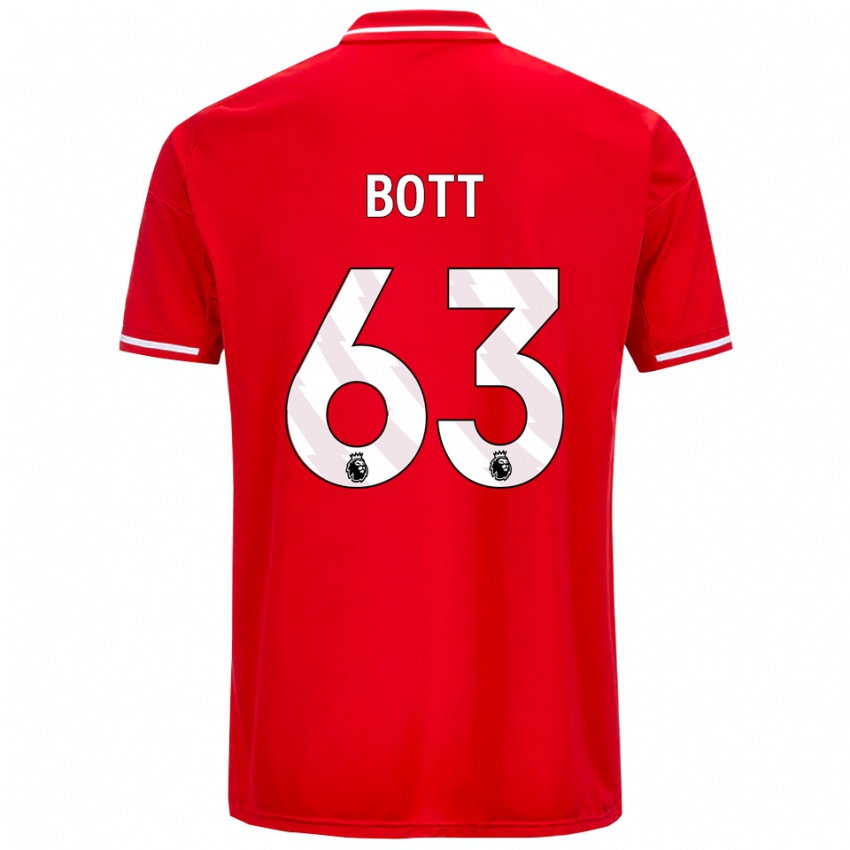 גברים ארון צ׳ארלי בוט #63 אדום לבן ג'רזי ביתית 2025/26 חולצה קצרה