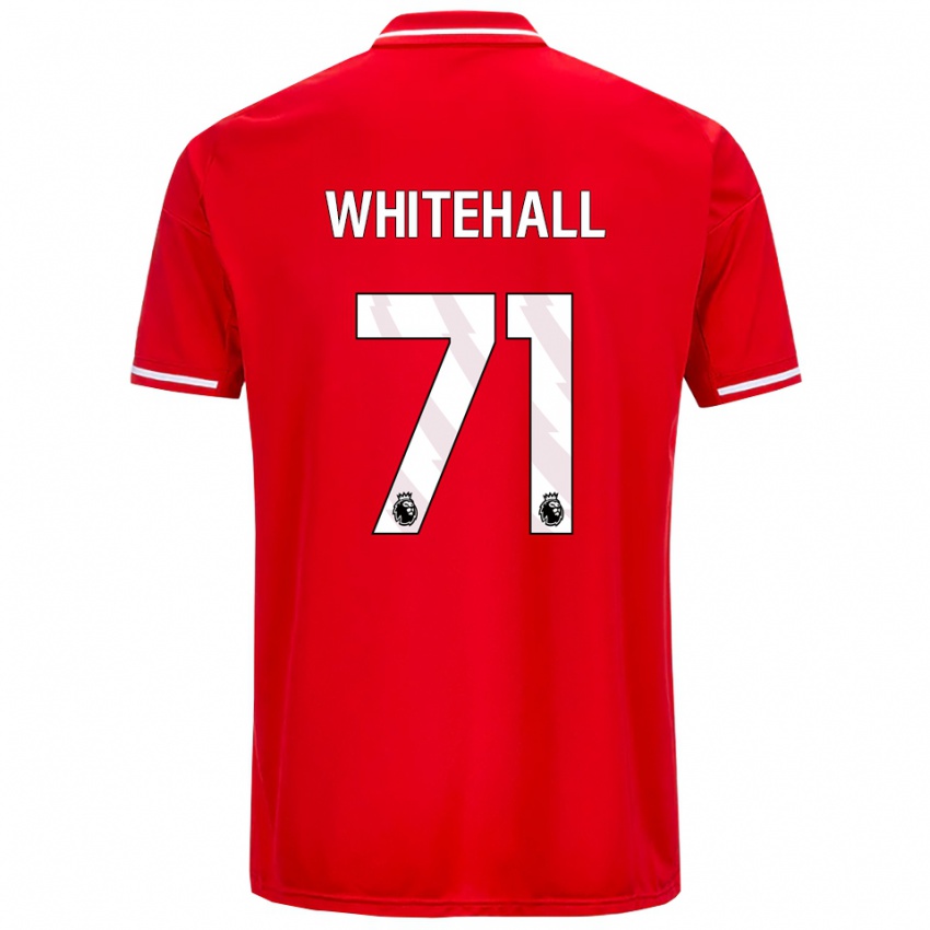 גברים ארצ'י וויטהול #71 אדום לבן ג'רזי ביתית 2025/26 חולצה קצרה