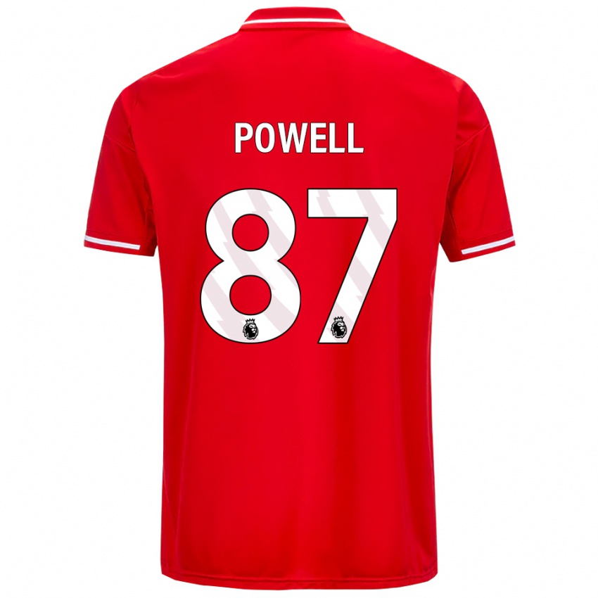 גברים ג'יידן פאוול #87 אדום לבן ג'רזי ביתית 2025/26 חולצה קצרה גברים ג'יידן פאוול #87 אדום לבן ג'רזי ביתית 2025/26 חולצה קצרה
