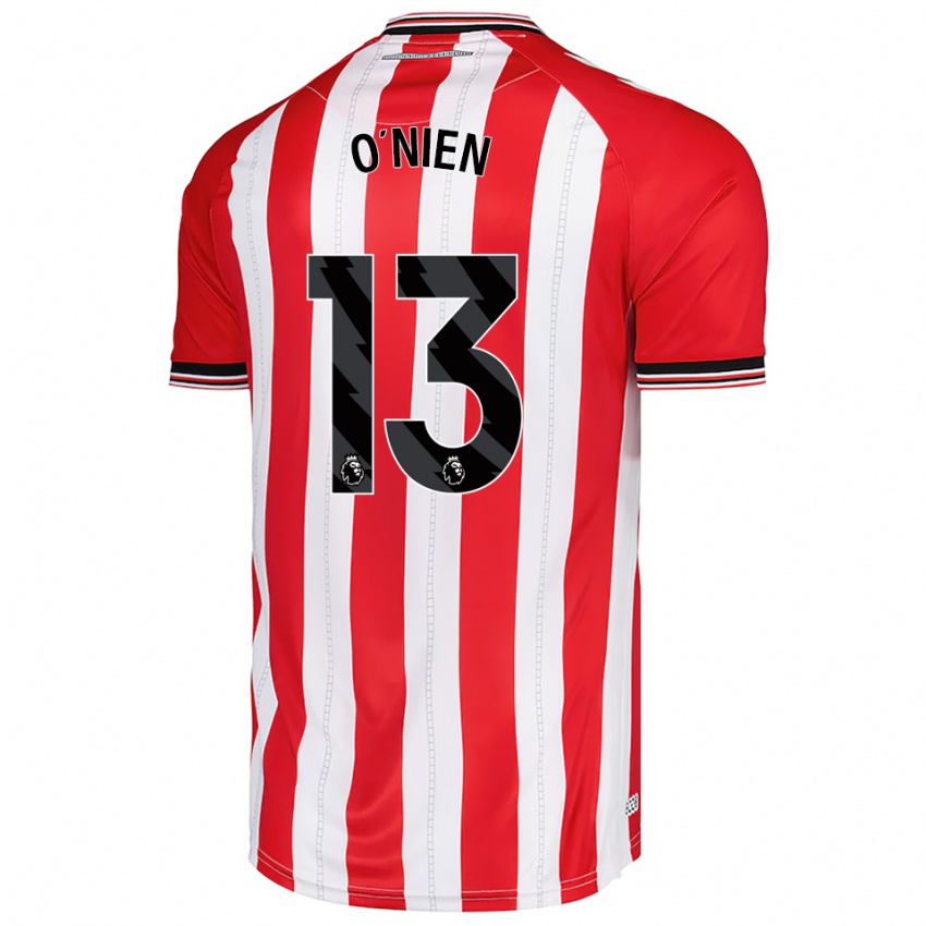 גברים לוק אוניין #13 אדום לבן ג'רזי ביתית 2025/26 חולצה קצרה