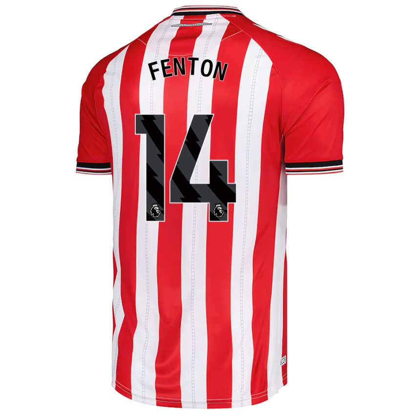 גברים נטשה פנטון #14 אדום לבן ג'רזי ביתית 2025/26 חולצה קצרה