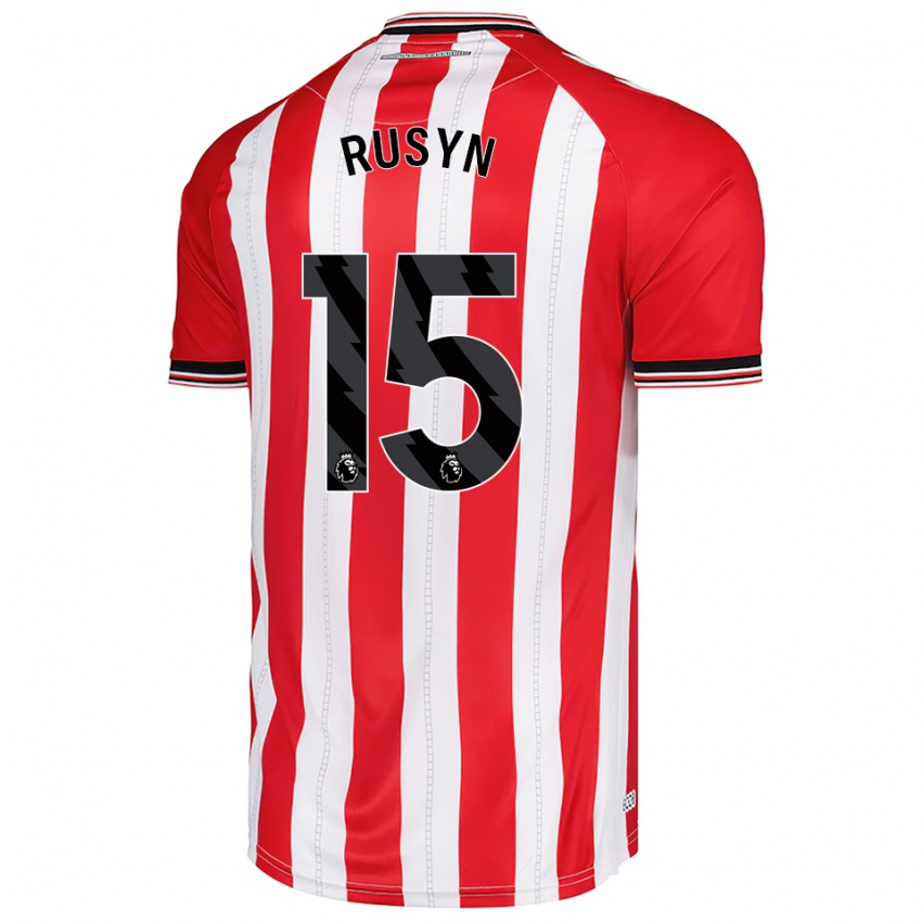 גברים נזארי רוסין #15 אדום לבן ג'רזי ביתית 2025/26 חולצה קצרה