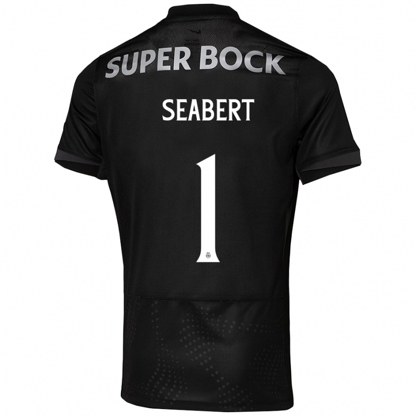 גברים האנה סיברט #1 שחור לבן הרחק ג'רזי 2025/26 חולצה קצרה