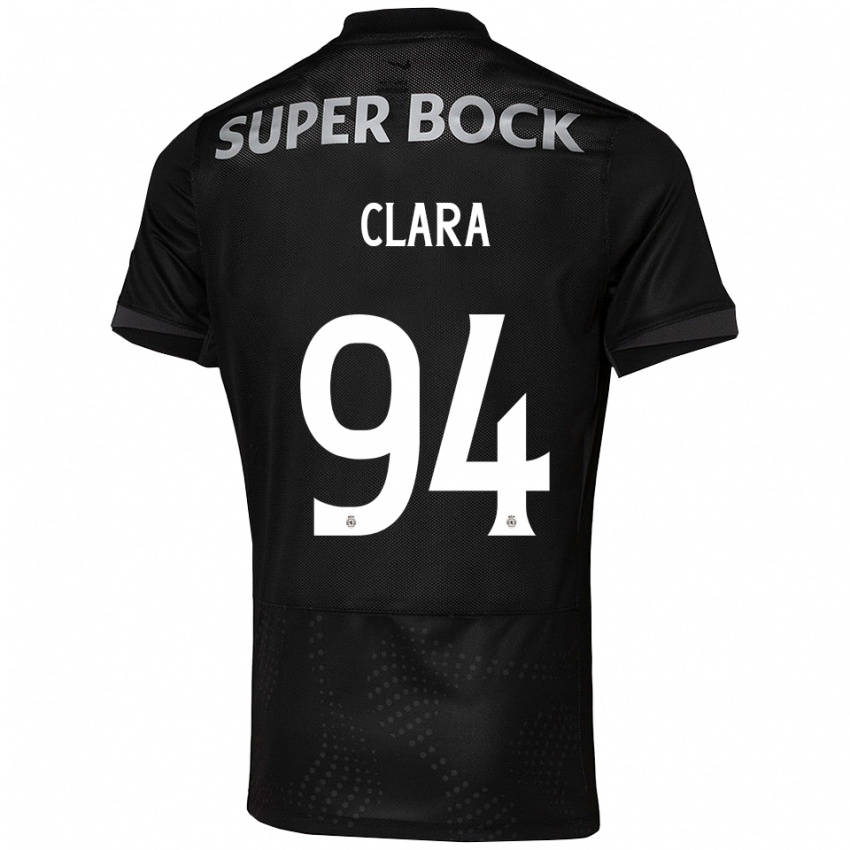 גברים דיוגו קלרה #94 שחור לבן הרחק ג'רזי 2025/26 חולצה קצרה גברים דיוגו קלרה #94 שחור לבן הרחק ג'רזי 2025/26 חולצה קצרה