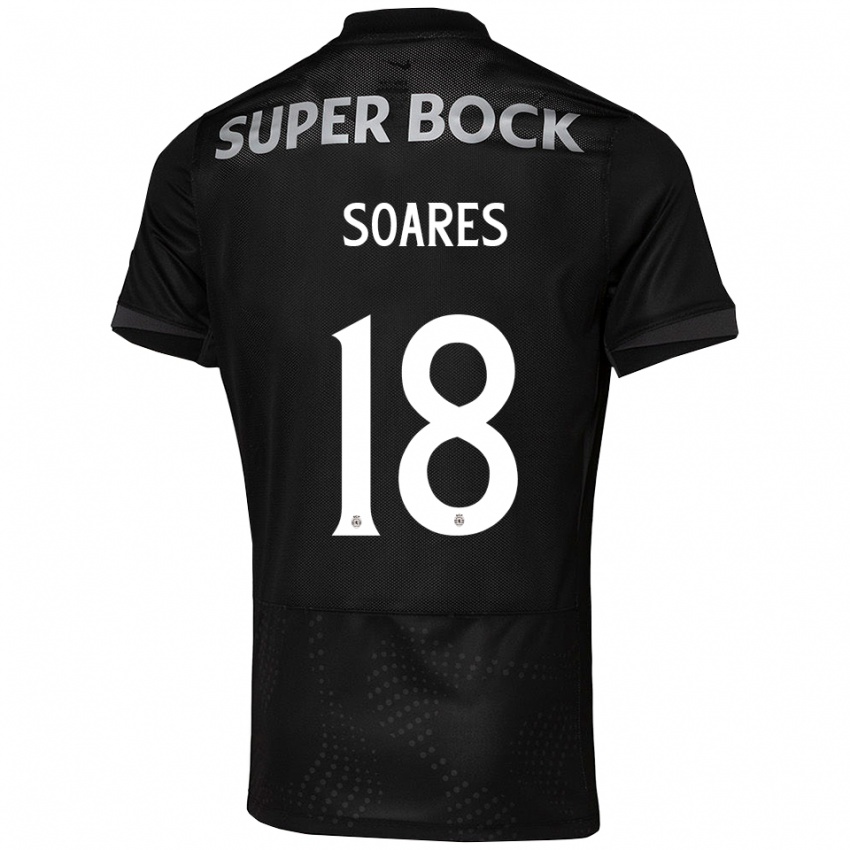 גברים סיימון סוארס #18 שחור לבן הרחק ג'רזי 2025/26 חולצה קצרה