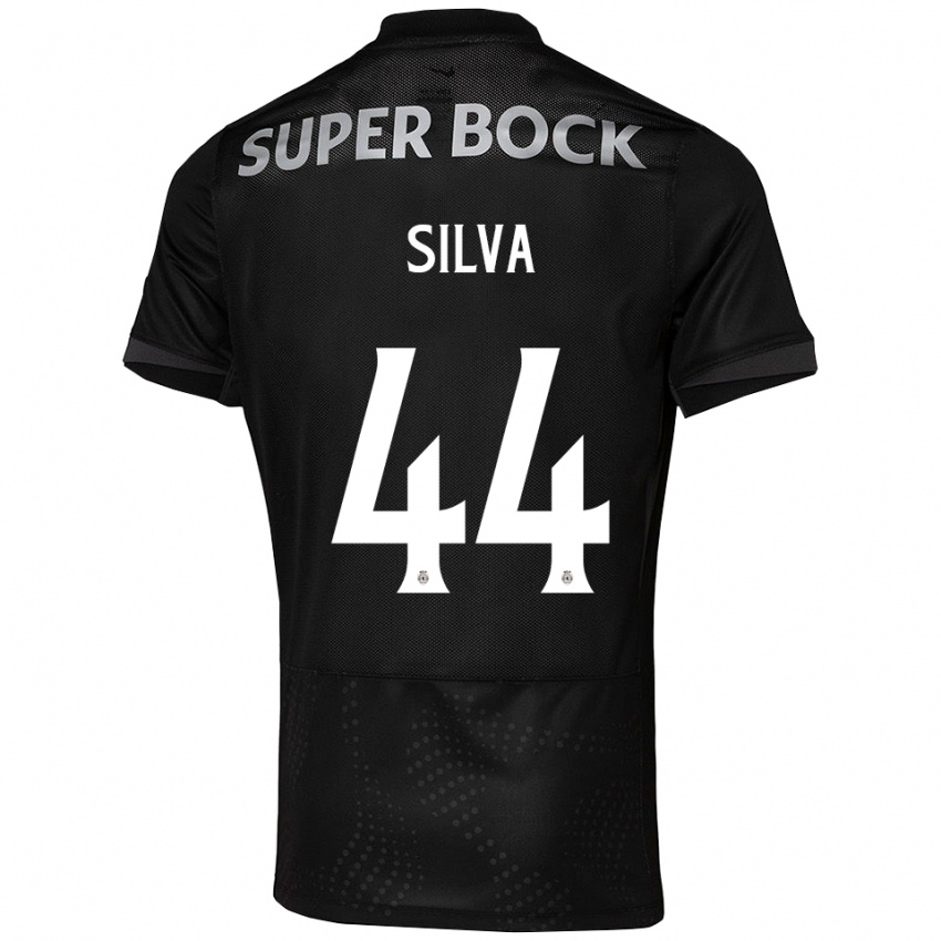 גברים פדרו סילבה #44 שחור לבן הרחק ג'רזי 2025/26 חולצה קצרה
