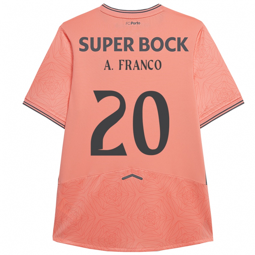 גברים אנדרה פרנקו #20 ורוד נייבי הרחק ג'רזי 2025/26 חולצה קצרה