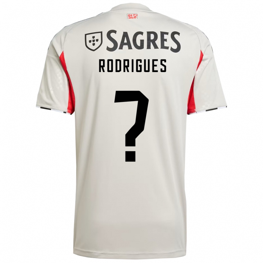 גברים Miguel Rodrigues #0 לבן מלוכלך אדום הרחק ג'רזי 2025/26 חולצה קצרה