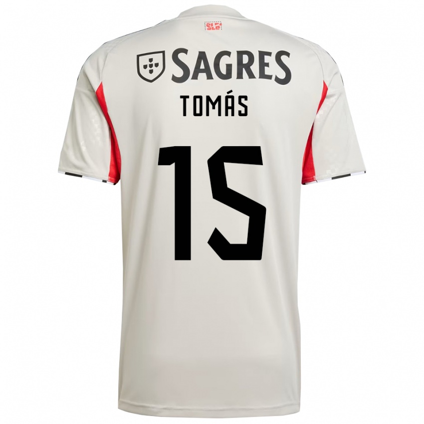 גברים Tomás Ferreira #15 לבן מלוכלך אדום הרחק ג'רזי 2025/26 חולצה קצרה