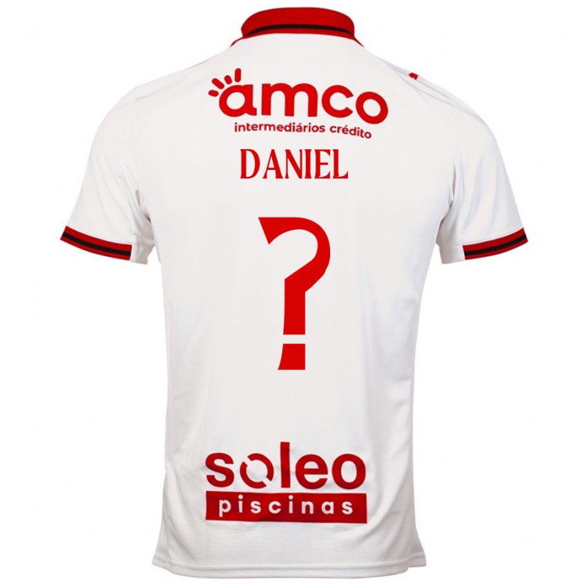 גברים Paulo Daniel #0 לבן אדום הרחק ג'רזי 2025/26 חולצה קצרה