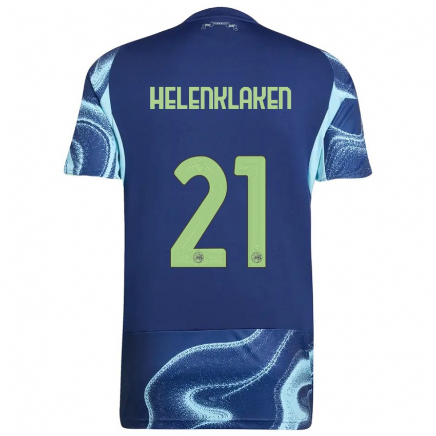 גברים Sjors Helenklaken #21 נייבי תכלת הרחק ג'רזי 2025/26 חולצה קצרה