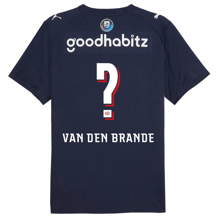 גברים דאן ואן דן ברנדה #0 נייבי לבן הרחק ג'רזי 2025/26 חולצה קצרה