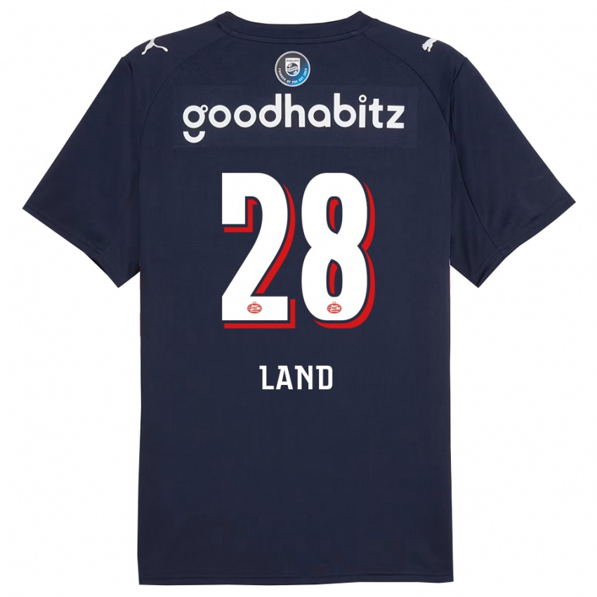 גברים טיכו לאנד #28 נייבי לבן הרחק ג'רזי 2025/26 חולצה קצרה