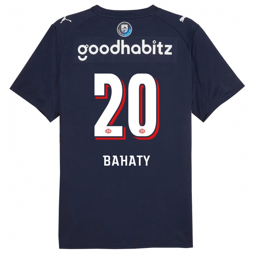 גברים Manuel Bahaty #20 נייבי לבן הרחק ג'רזי 2025/26 חולצה קצרה