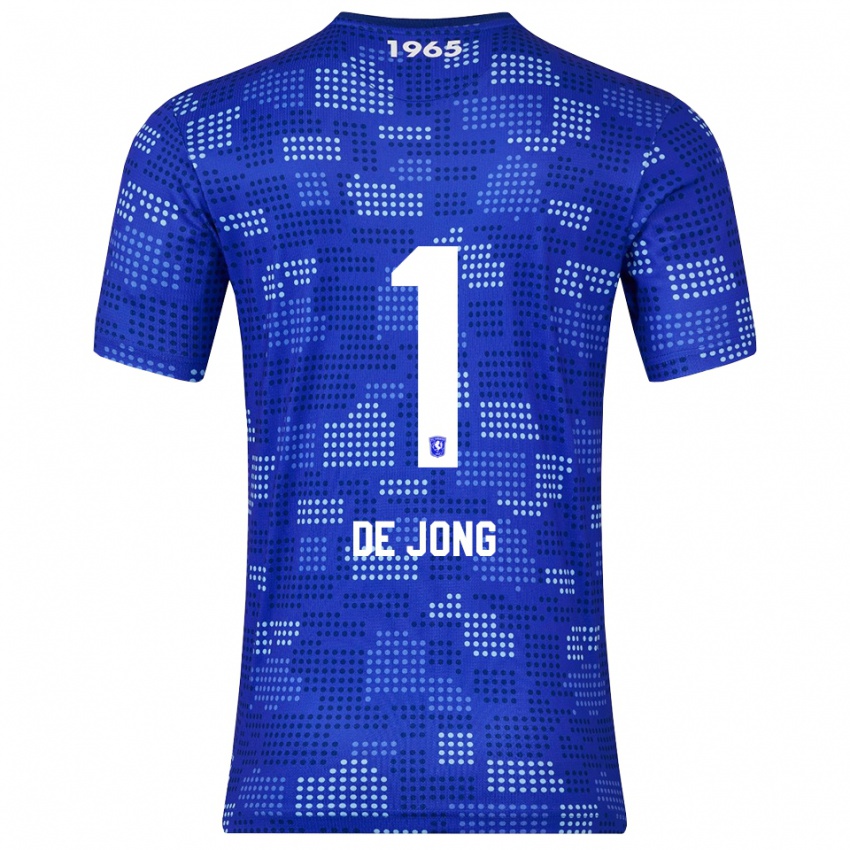 גברים דניאל דה ג׳ונג #1 כחול תכלת הרחק ג'רזי 2025/26 חולצה קצרה