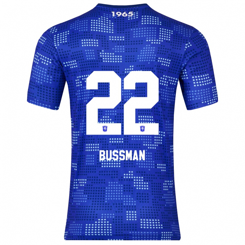 גברים פיינה בוסמן #22 כחול תכלת הרחק ג'רזי 2025/26 חולצה קצרה