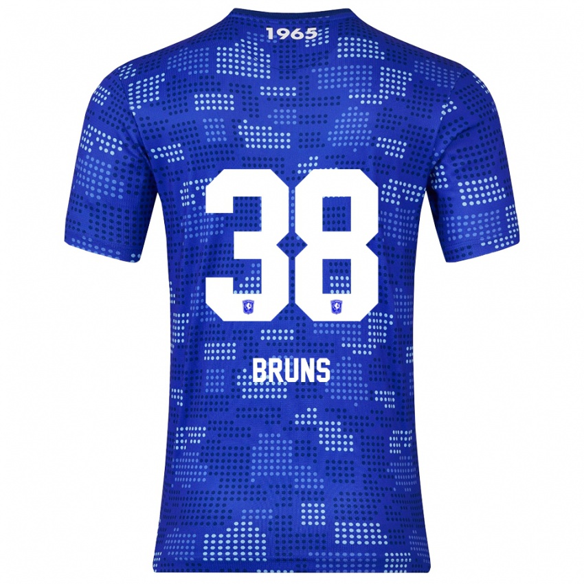 גברים מקס ברונס #38 כחול תכלת הרחק ג'רזי 2025/26 חולצה קצרה