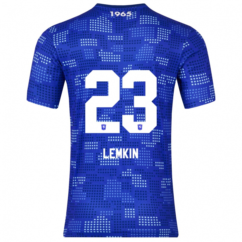 גברים סתיו למקין #23 כחול תכלת הרחק ג'רזי 2025/26 חולצה קצרה