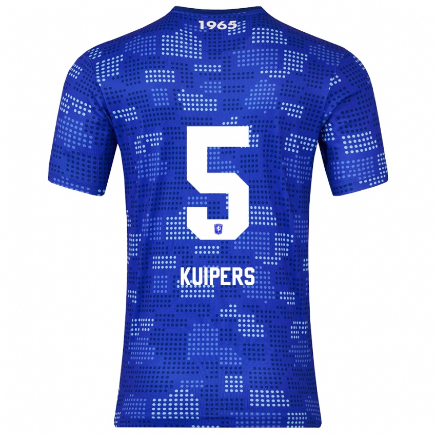 גברים באס קויפרס #5 כחול תכלת הרחק ג'רזי 2025/26 חולצה קצרה