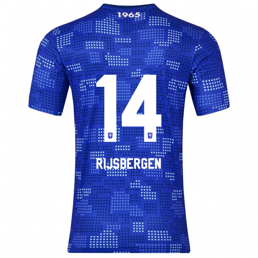 גברים ליז רייסברגן #14 כחול תכלת הרחק ג'רזי 2025/26 חולצה קצרה