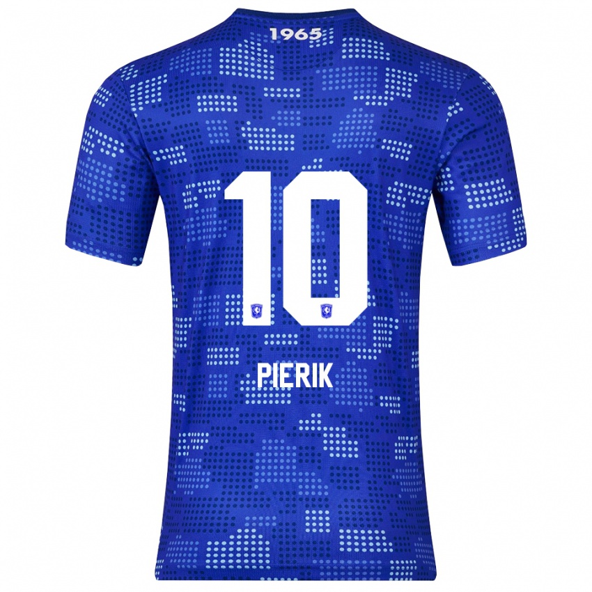 גברים Milan Pierik #10 כחול תכלת הרחק ג'רזי 2025/26 חולצה קצרה