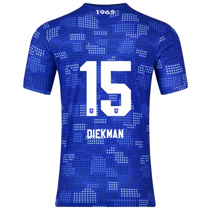 גברים ג׳יל אילסה דיקמן #15 כחול תכלת הרחק ג'רזי 2025/26 חולצה קצרה