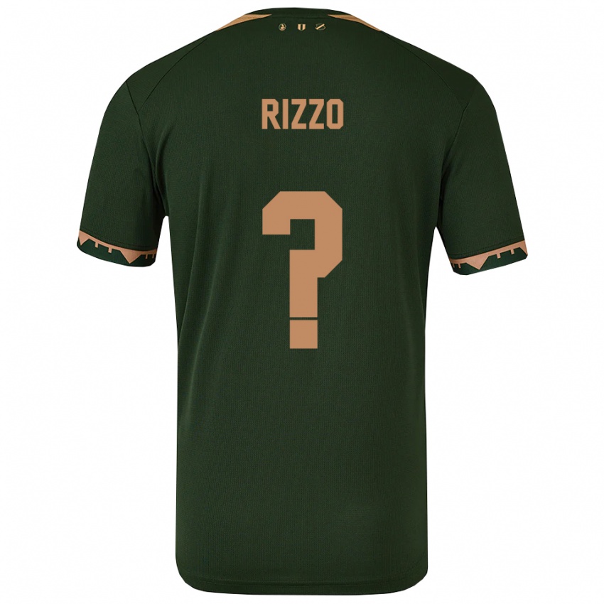 גברים Matteo Rizzo #0 ירוק זהב הרחק ג'רזי 2025/26 חולצה קצרה