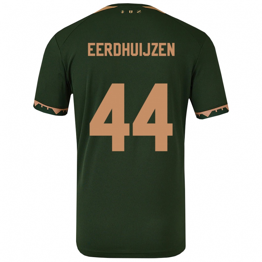 גברים Mike Eerdhuijzen #44 ירוק זהב הרחק ג'רזי 2025/26 חולצה קצרה