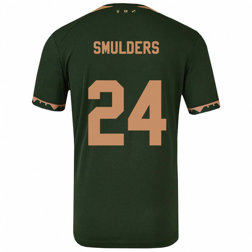 גברים Anniek Smulders #24 ירוק זהב הרחק ג'רזי 2025/26 חולצה קצרה