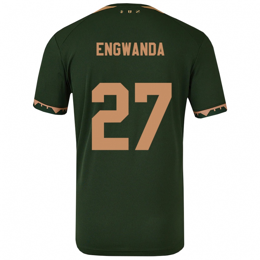 גברים Alonzo Engwanda #27 ירוק זהב הרחק ג'רזי 2025/26 חולצה קצרה