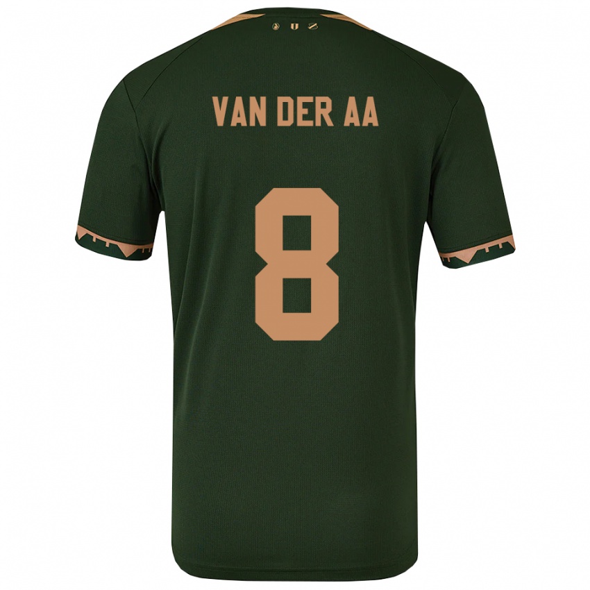 גברים Victor Van Der Aa #8 ירוק זהב הרחק ג'רזי 2025/26 חולצה קצרה