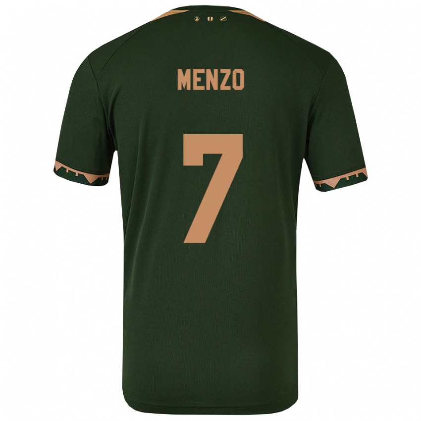 גברים Björn Menzo #7 ירוק זהב הרחק ג'רזי 2025/26 חולצה קצרה