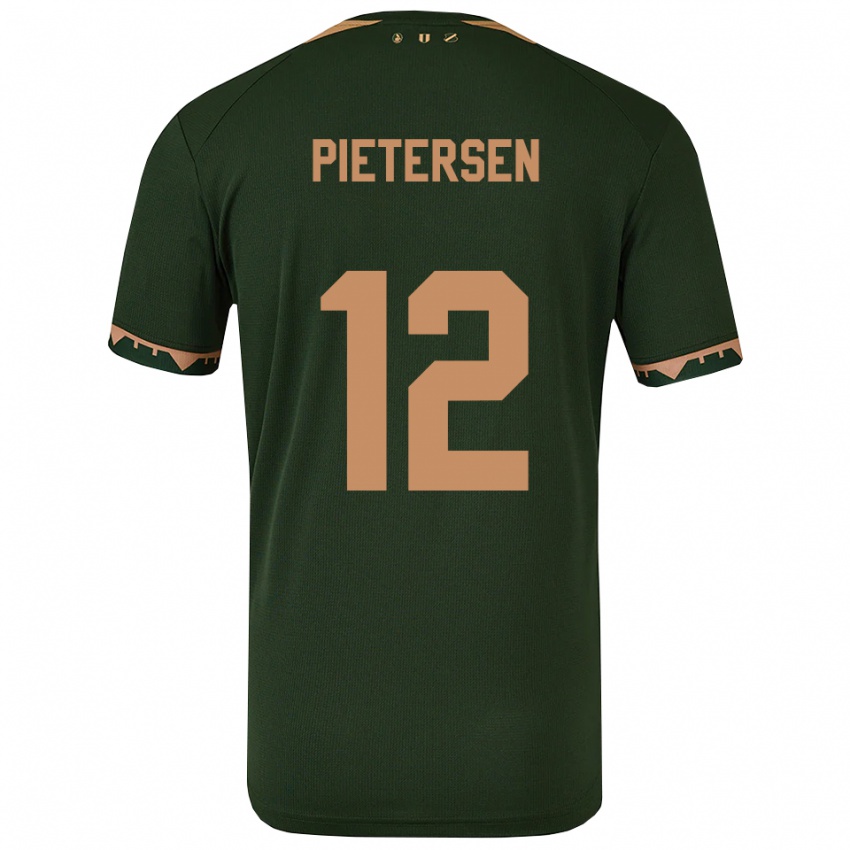 גברים Stan Pietersen #12 ירוק זהב הרחק ג'רזי 2025/26 חולצה קצרה