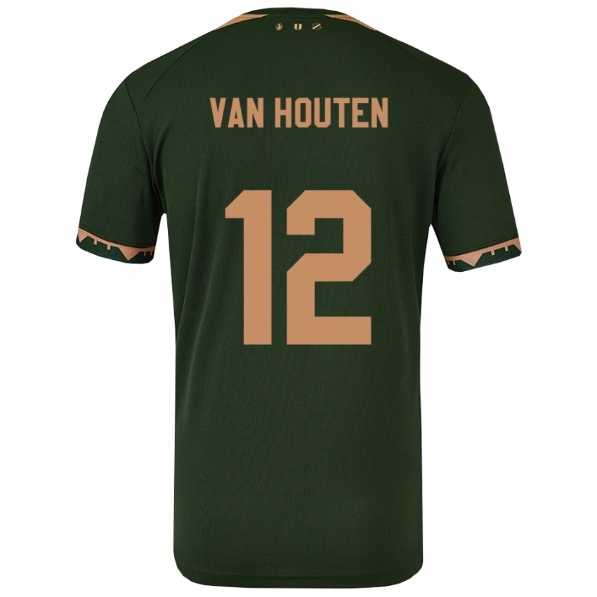 גברים דילן ואן האוטן #12 ירוק זהב הרחק ג'רזי 2025/26 חולצה קצרה