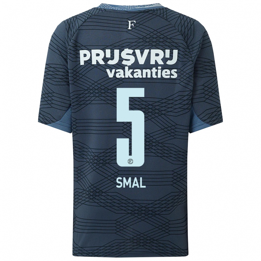 גברים חג׳ סמאל #5 שחור אפור הרחק ג'רזי 2025/26 חולצה קצרה