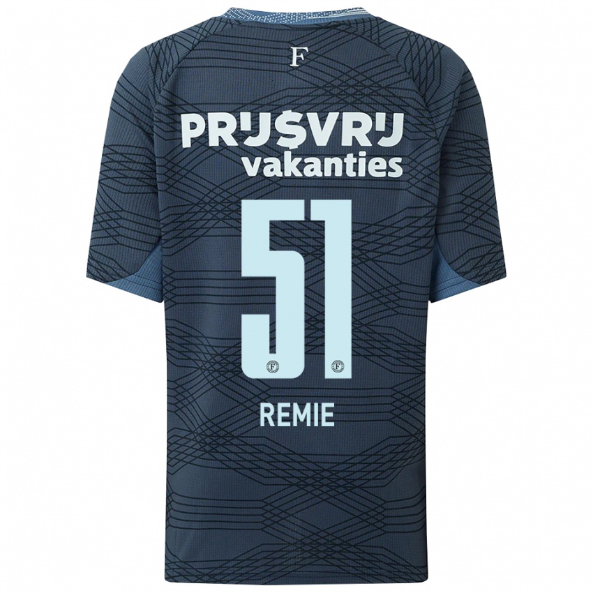 גברים דווין רמי #51 שחור אפור הרחק ג'רזי 2025/26 חולצה קצרה