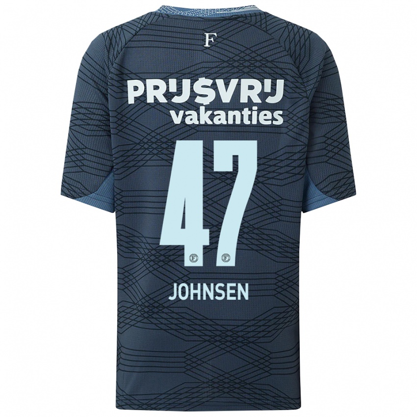 גברים מיקאל טורסת יונסון #47 שחור אפור הרחק ג'רזי 2025/26 חולצה קצרה