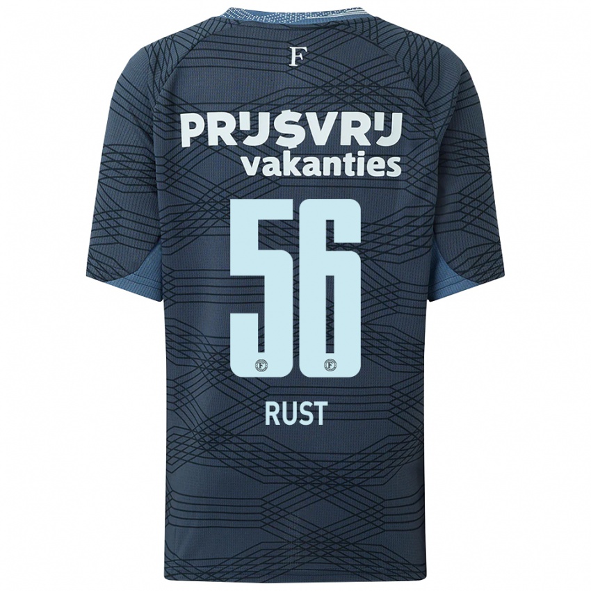 גברים Fabiano Rust #56 שחור אפור הרחק ג'רזי 2025/26 חולצה קצרה