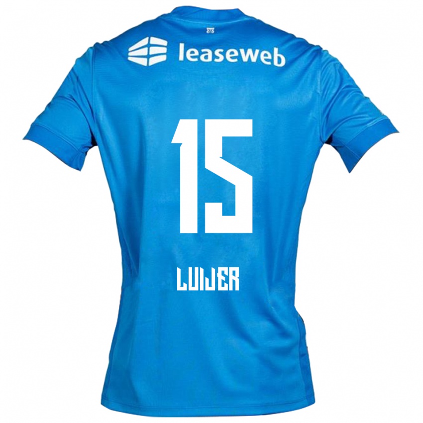 גברים Rick Luijer #15 כחול לבן הרחק ג'רזי 2025/26 חולצה קצרה