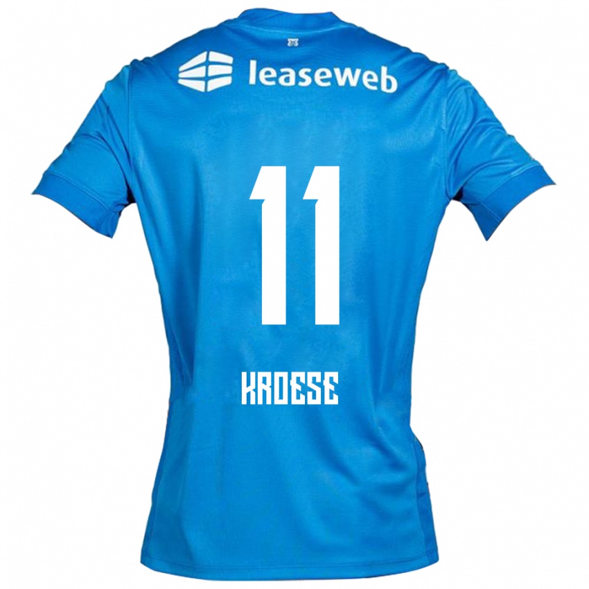 גברים פיקה אליסבת׳ קרואס #11 כחול לבן הרחק ג'רזי 2025/26 חולצה קצרה