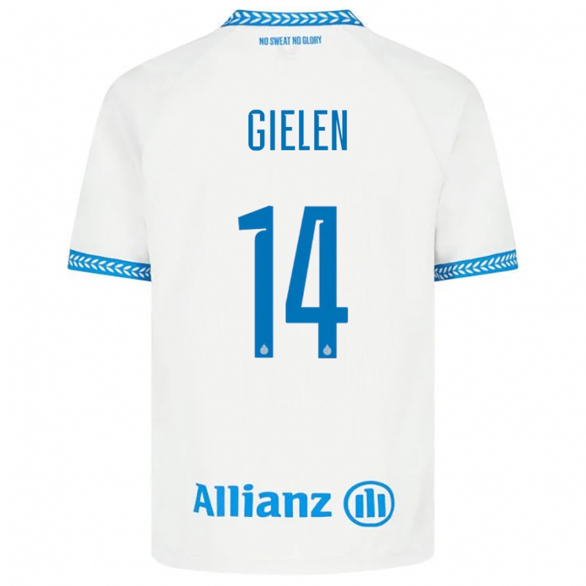 גברים Sterre Gielen #14 כחול לבן הרחק ג'רזי 2025/26 חולצה קצרה