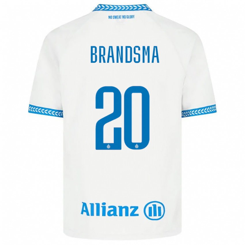 גברים Ilke Brandsma #20 כחול לבן הרחק ג'רזי 2025/26 חולצה קצרה