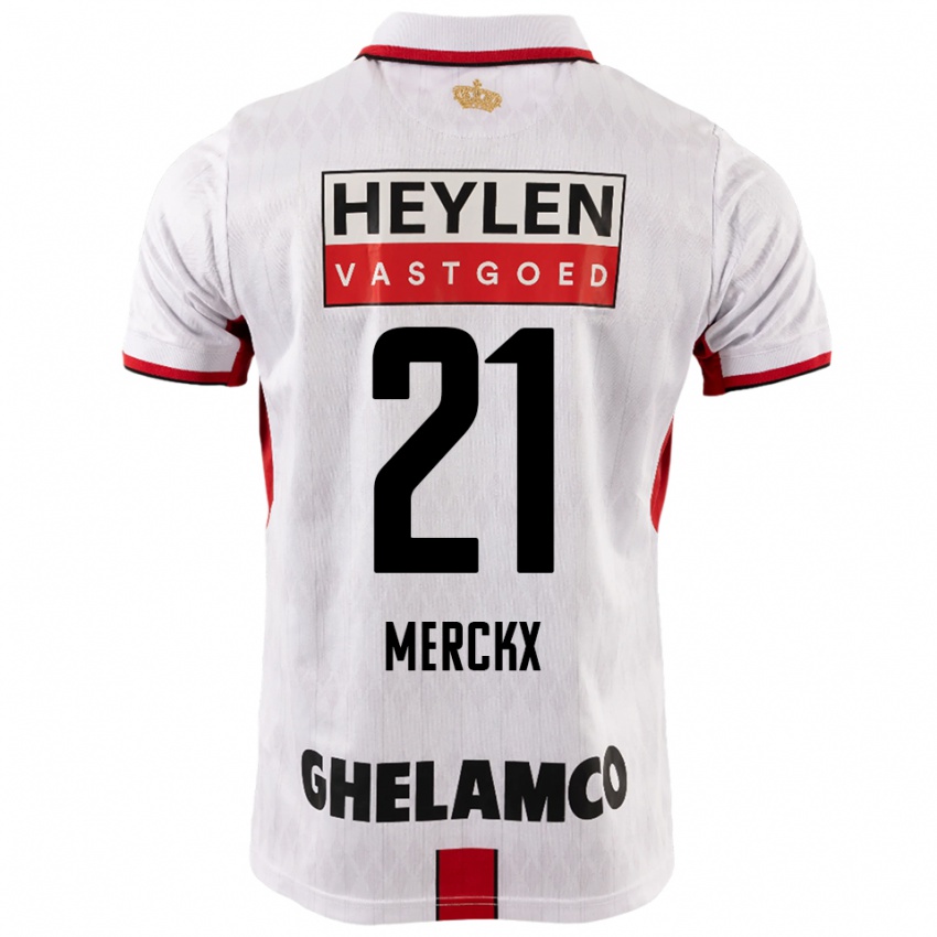 גברים מאטי מרקס #21 לבן אדום הרחק ג'רזי 2025/26 חולצה קצרה