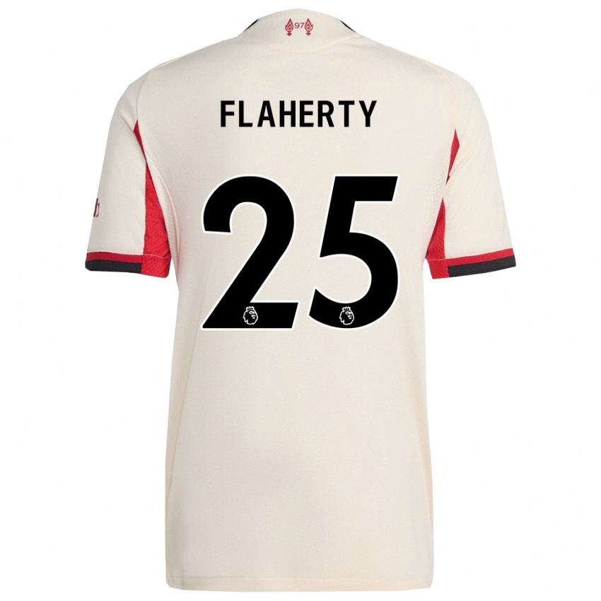 גברים גילי פלאהרטי #25 לבן שחור הרחק ג'רזי 2025/26 חולצה קצרה